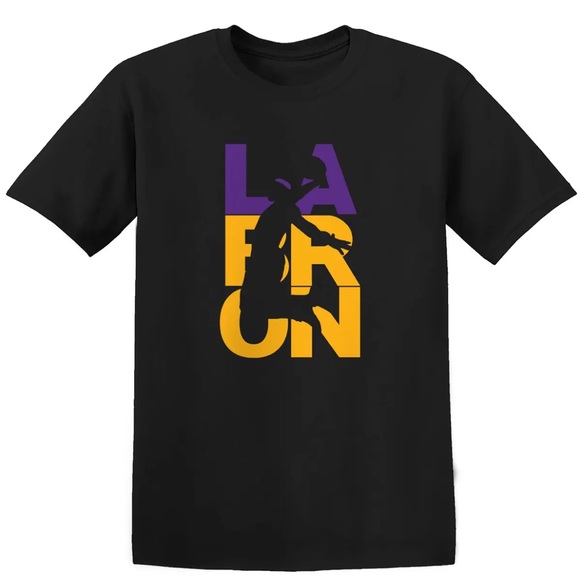 Lebron James Los Angeles LA Lakers T-Shirt - Picture 1 of 2